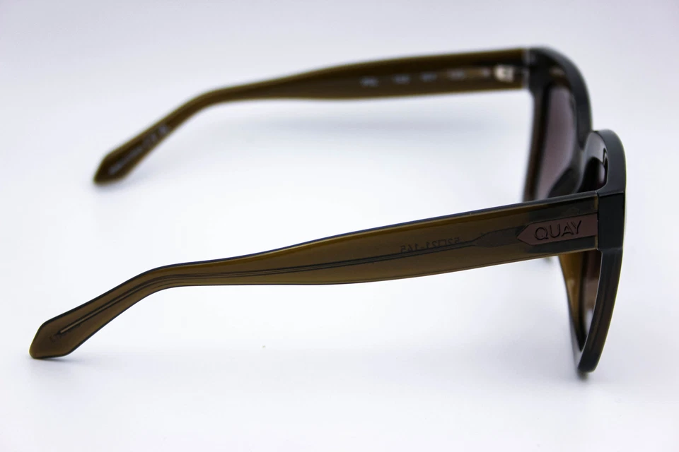 Gafas de sol polarizadas Quay verde hielo/marrón ojo de gato 52-21-145 Foto 2 de 4