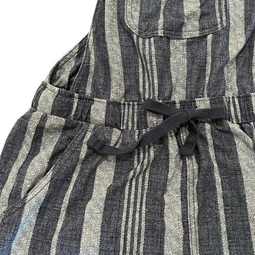 No Boundries Blue Striped Knit Shortalls Overalls Girls Size XS (1) - Picture 3 of 12