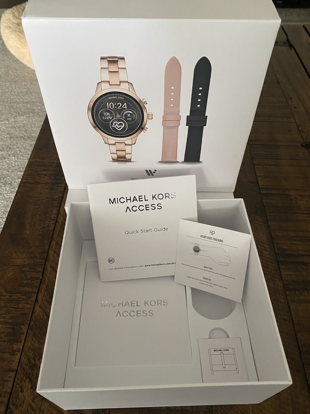 Michael Kors Access Runway 30.2mm Rose 