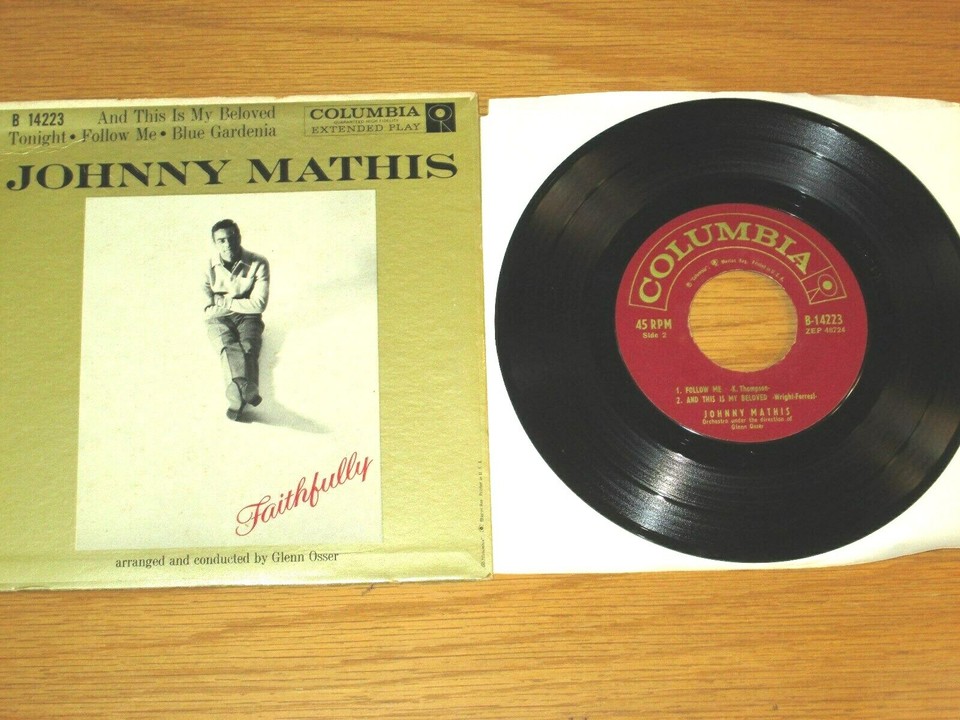 POP EP - JOHNNY MATHIS - COLUMBIA 14223 - 