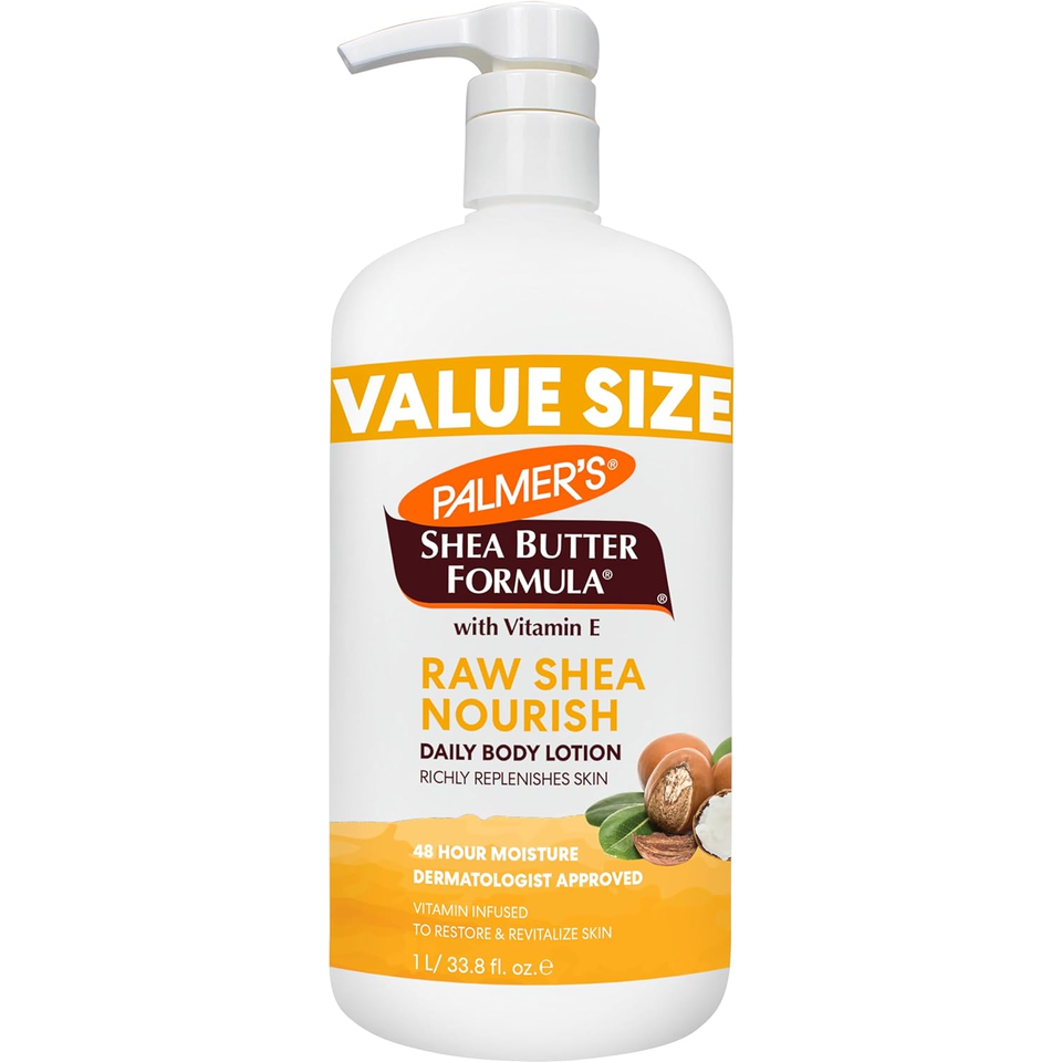 Shea Formula Raw Shea Body Lotion for Dry Skin, Hand & Body Moisturizer