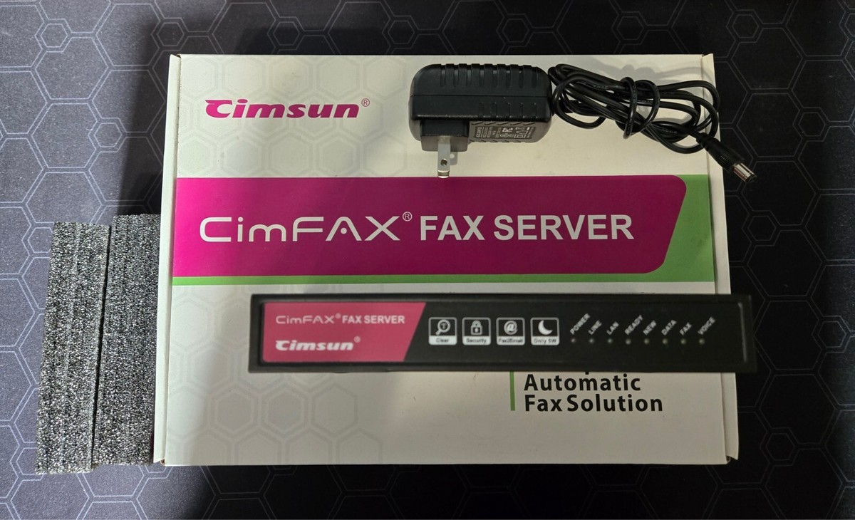 Fax Machine Cimfax A5 Fax Server Send Fax From Phone/pc Via
