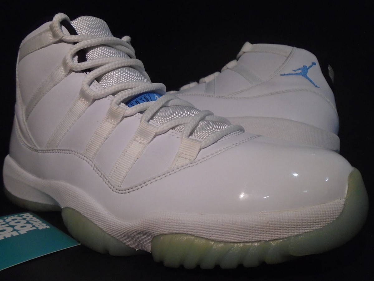 NIKE AIR JORDAN XI 11 RETRO WHITE LEGEND BLUE COLUMBIA BLACK BRED 378037-117
