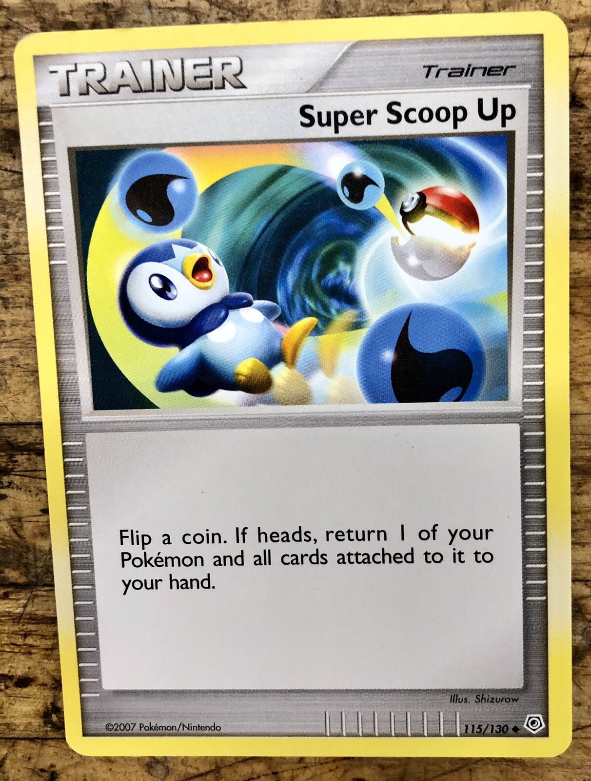 Pokemon Card Trainer Super Scoop Up 115/ 130 Regular