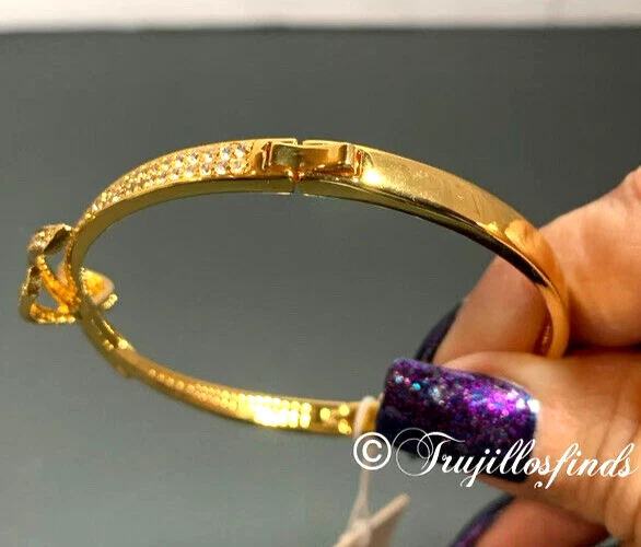 Brazalete Kate Spade Todo Atado Bisagra Tono Dorado Bisagras K6909 Nuevo Foto 3 de 4