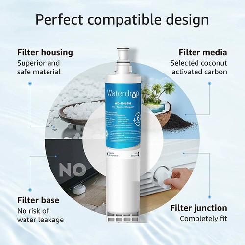 Waterdrop 4396508 Water Filter, Replacement for Kenmore 46-9010 4396510 nlc240v - Picture 5 of 8