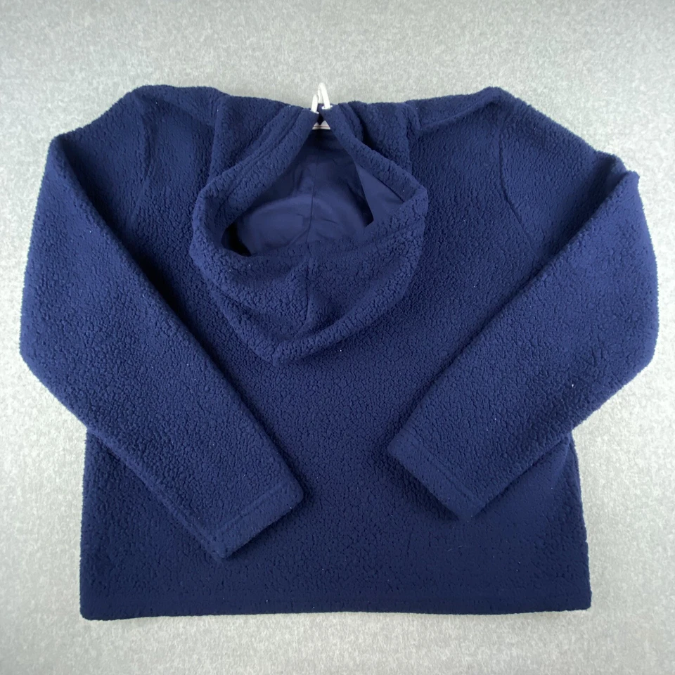 Sudadera Fila Juvenil XL Azul Marino Sherpa Polar Con Capucha Logo Exterior Ropa Activa Foto 2 de 4