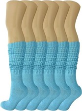 Capri Slouch Socks 6 Pairs Shoe Size 5-10