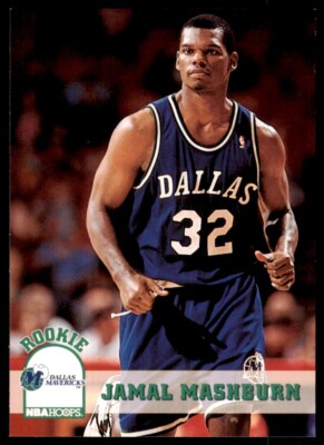 1993-94 NBA Hoops Basketball Card Jamal Mashburn Rookie Dallas