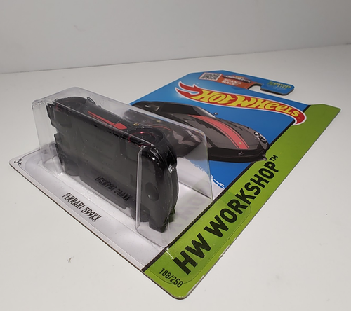 Hot Wheels Ferrari 599XX HW Workshop 2015 Thrill Racers #188 New - Picture 15 of 24
