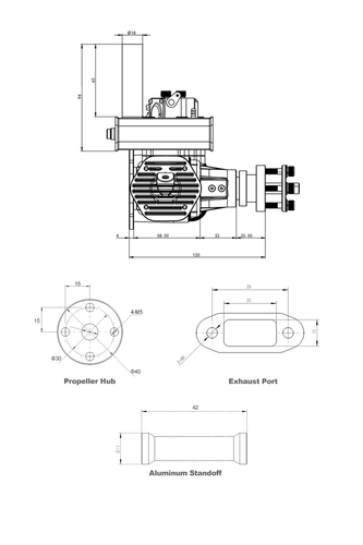 XG series (electric gasoline engine) 20cc/38cc/40cc/76cc engine Models - Picture 84 of 108