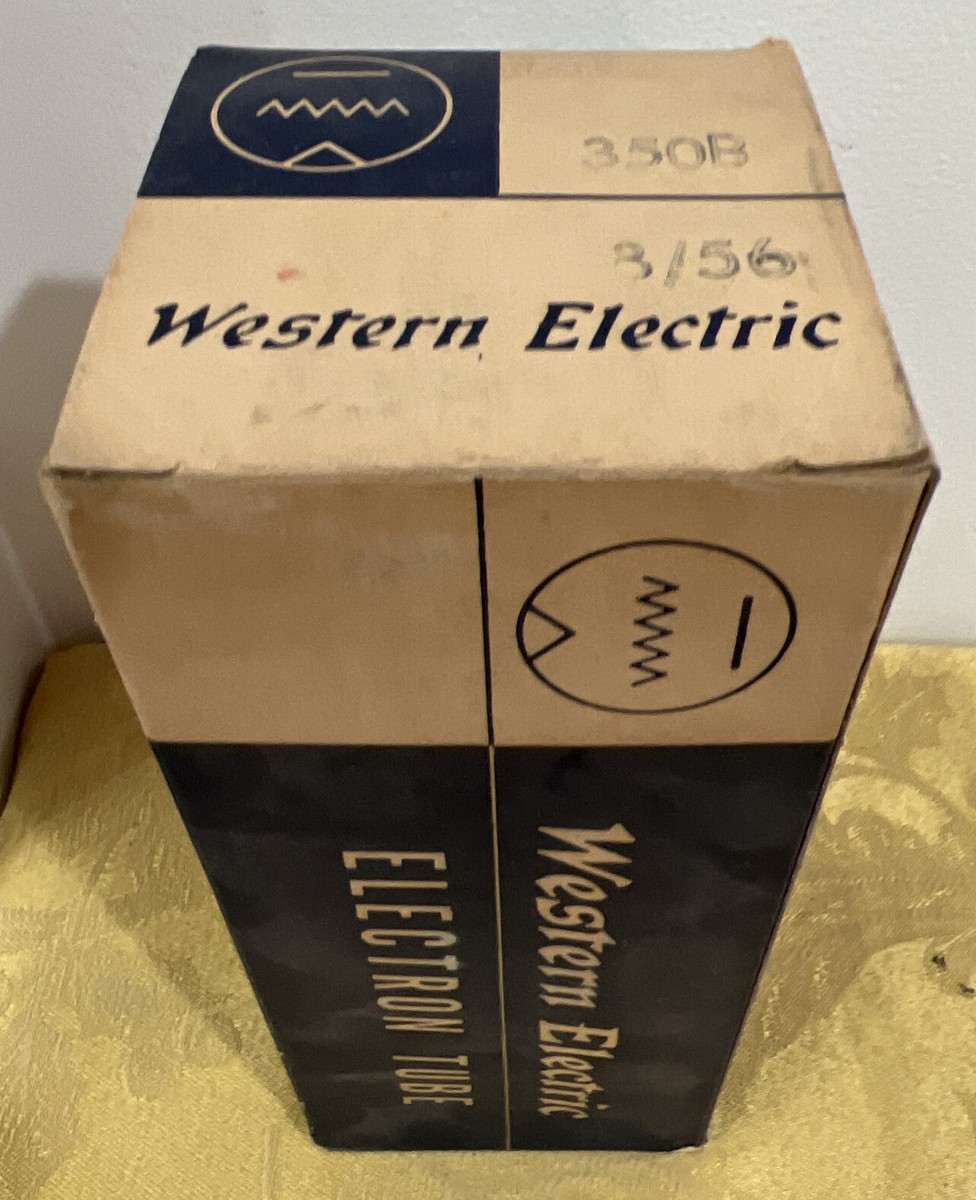 Western Electric WE350B Power Tube NOS New Old Stock for Vacuum