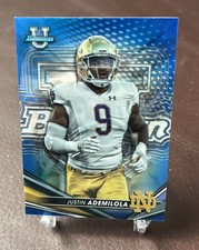 2022 2023 Bowman's Best University JUSTIN ADEMILOLA *Blue Refractor!* #95/150 🔥