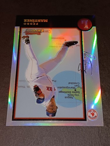 1998 Bowman Chrome Pedro Martinez International Refractor, Card #234 - Picture 2 of 3