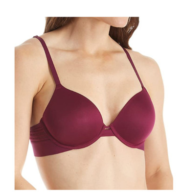 Self Expressions Women's Lightly Lined Bra - Red - Multiple Sizes - C444