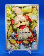 Hisuian Growlithe 181/167 Illustration Rare - Twilight Masquerade IR - MINT! on eBay
