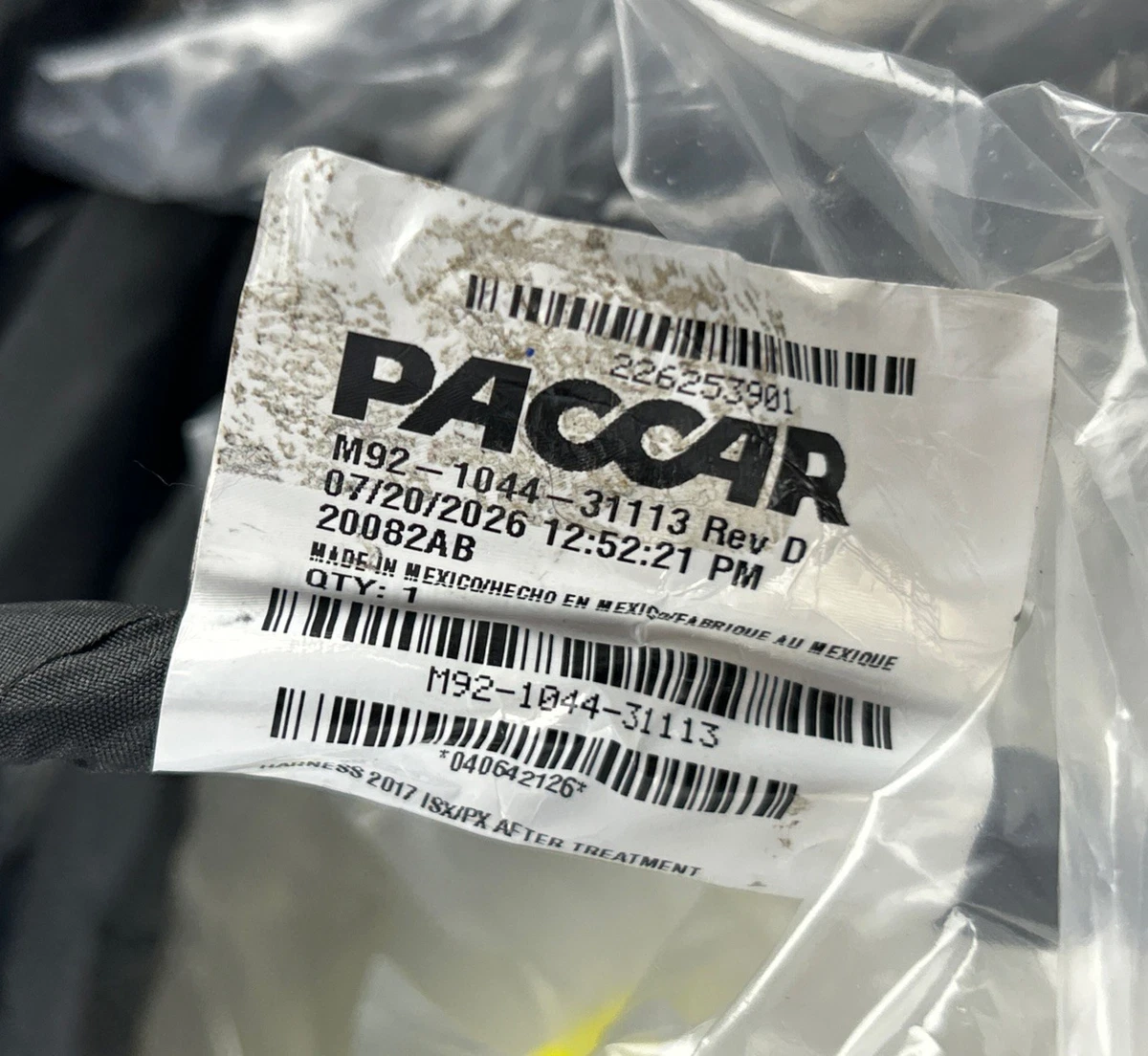 PACCAR M92-1044-31113 Rev D OEM Wiring Harness Assembly photo 2