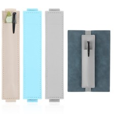 3 pack Journal Pen Holder,Adjustable Leather Pen Pouch for Notebook,Detachabl...