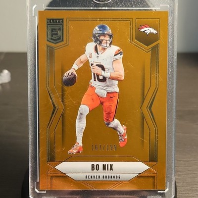 Panini 2025 Donruss Elite Football Orange Bo Nix Broncos #43 167/199 Color Match