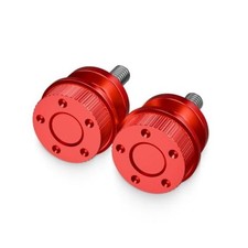 Swingarm Spools Sliders Stand Universal M6 CNC Swing Arm Spools Fit For 6MM Red