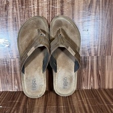 Flojos Sandals Shoes Mens Size 13 Brown Flip Flops Comfort Casual Beach Thong