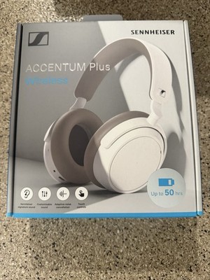 Sennheiser Accentum Plus Wireless Over-Ear Headphones, White