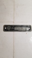 Studebaker Champion Usa Made Model Serial Number Data Plate Id Tag