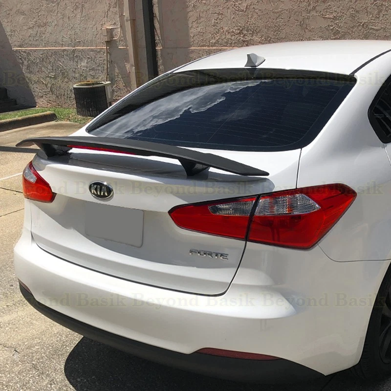 Alerón trasero de 2 postes universal 52" con L negro mate Foto 3 de 3