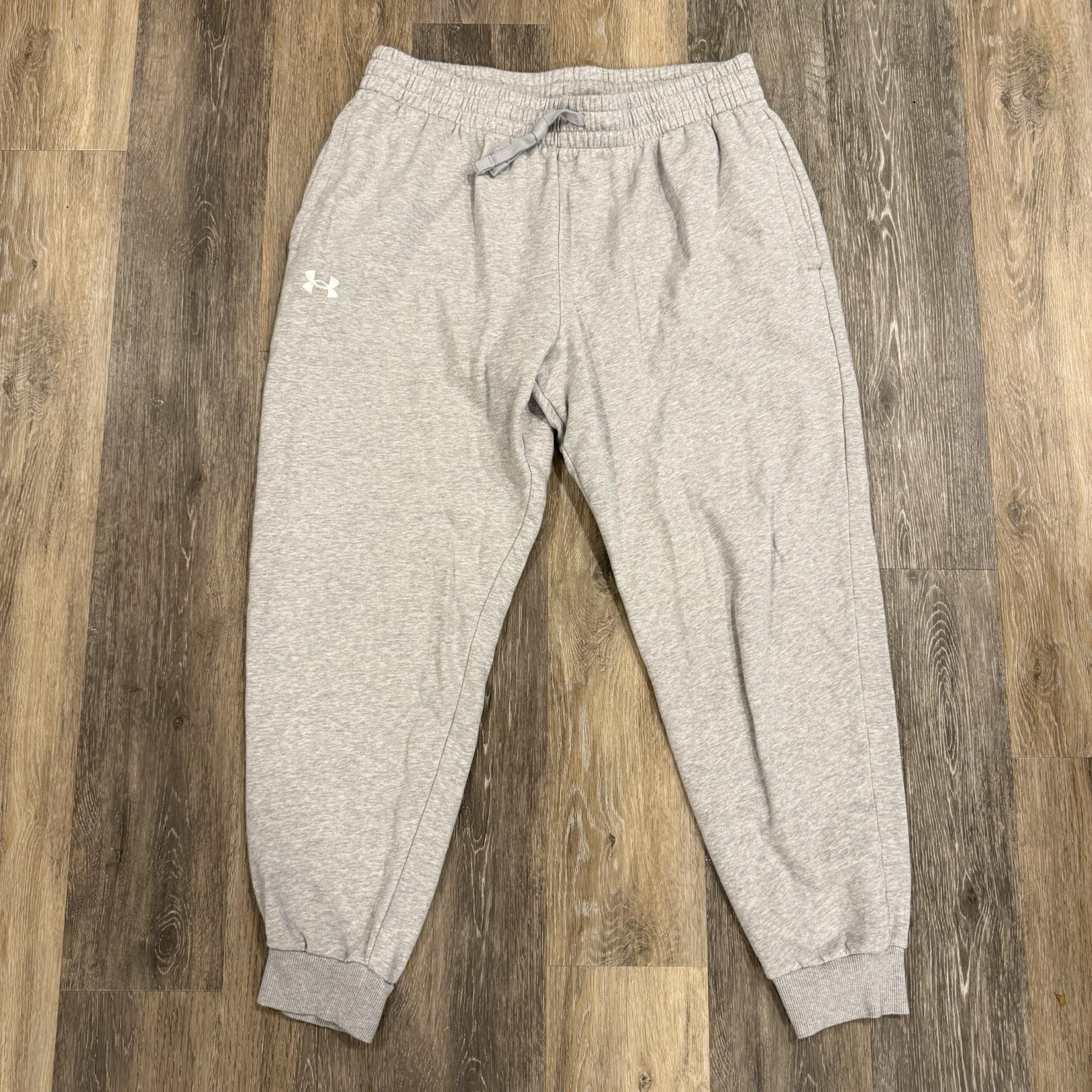 Under Armour Gray Tapered Bottom Sweat Pants Men’s Size XL
