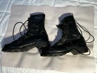 Military Combat Field Boots Black Leather Men’s 4W Laces Up — photo 2