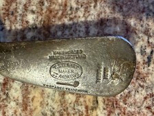 Antique Hickory Golf Club1927 Tom Stewart /St.Andrews 4 Iron Pipe Mark