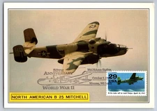 #2697a B-25s Raid Tokyo, Doolittles Raid Maxi Card w/Pictorial Cancel