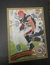 Topps 2011 Gold Serial #’d Peyton Hillis #180 Cleveland Browns Football Card