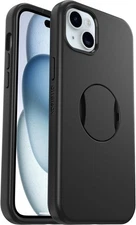 OtterBox OtterGrip Symmetry Case for iPhone 15 Plus & 14 Plus for MagSafe -Black