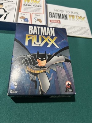 Batman Fluxx Card Board Game 100% Complete