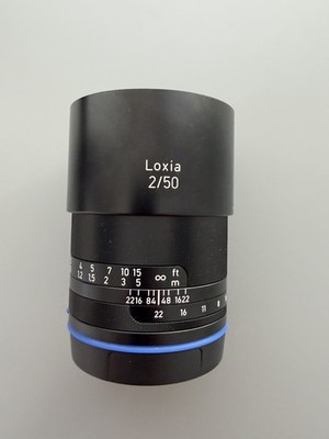 ZEISS Loxia 50mm f/2,0 Sony FE-Mount Objektiv mit Festbrennweite - Schwarz