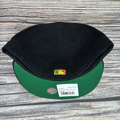 New Era 59Fifty Size 7 5/8 Prototype Houston Astros Hemp Black/Red Green Hat Cap - Picture 4 of 5