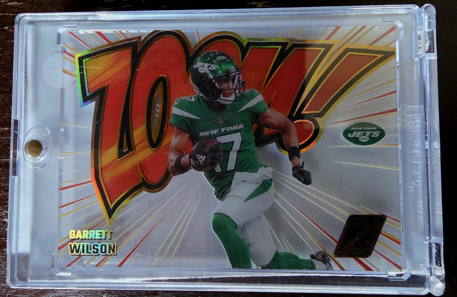 Garrett Wilson 2023 Panini Zenith Zoom! #32 SSP Case Hit New York Jets