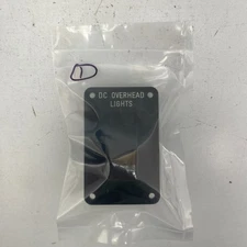 Carling Technologies DC Over Head Lights Rocker Switch Panel Mount Black