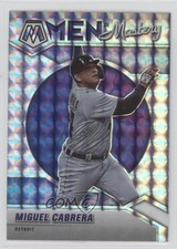 2022 Panini Mosaic Men of Mastery Mosaic Prizm Miguel Cabrera #MM-11 0u66