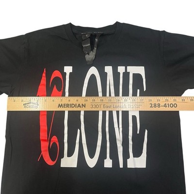 VLONE Palm Angels T-Shirt Black Red Double Sided Tee | Size XL | eBay