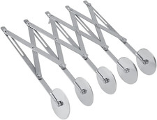 Edelstahl Teigschneider für Pizza Gebäck und Teig gleichmäßig schneiden