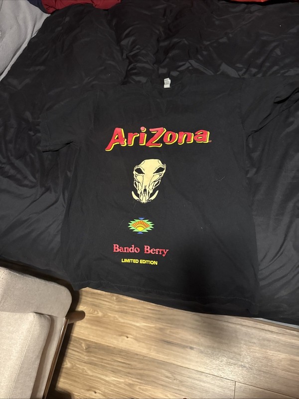Childish Gambino Bando Stone x Arizona Tea LA Exclusive Black T shirt Small