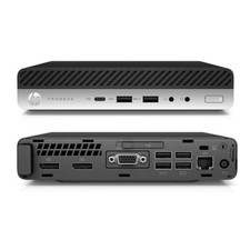 HP PRODESK 600 G3 MINI DESKTOP PC, I5-6500T 3.1GHZ, 16GB RAM, 256GB SSD - BLACK