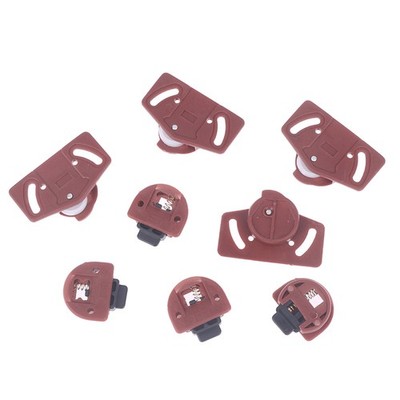 4 Pair Wardrobe Roller Sliding Door Gear Kit Furniture Sliding Door Roller Set