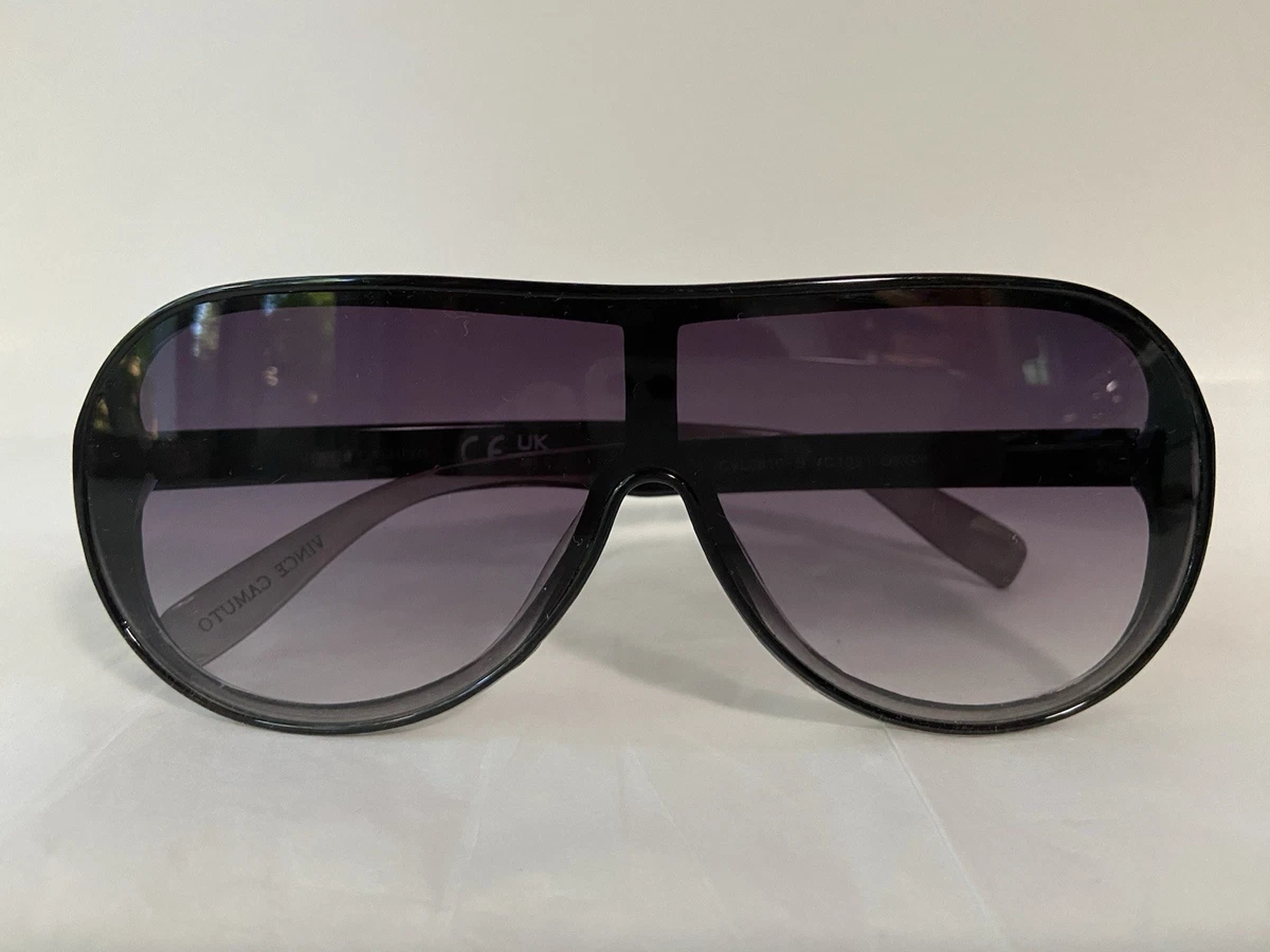 NWT Vince Camuto Shield Navigator Sunglasses Green Frame Vince Camuto Rectangular Sunglasses Olive Green And Brown  main image 2