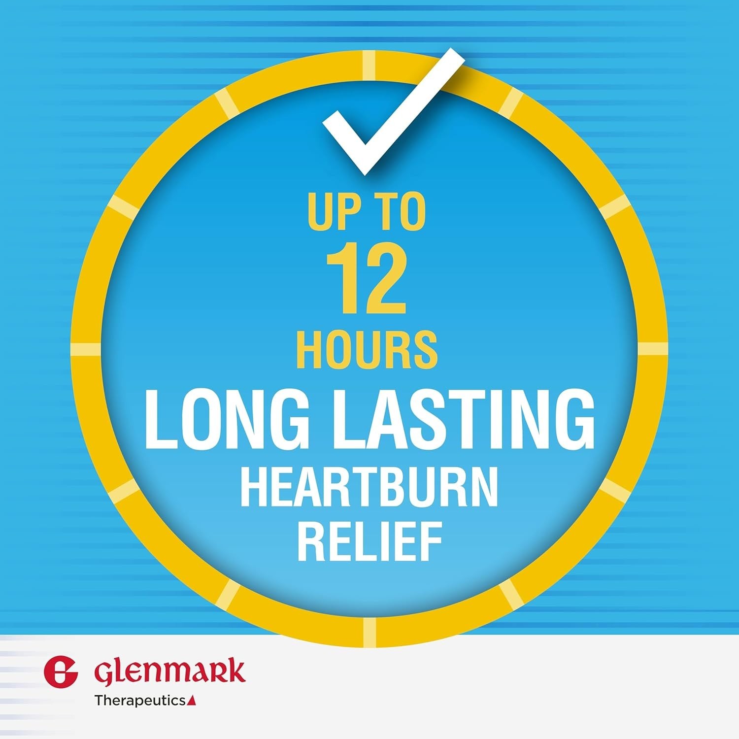 Glenmark Maximum Strength Famotidine Tablets, 20 mg, Acid Reducer for Heartburn