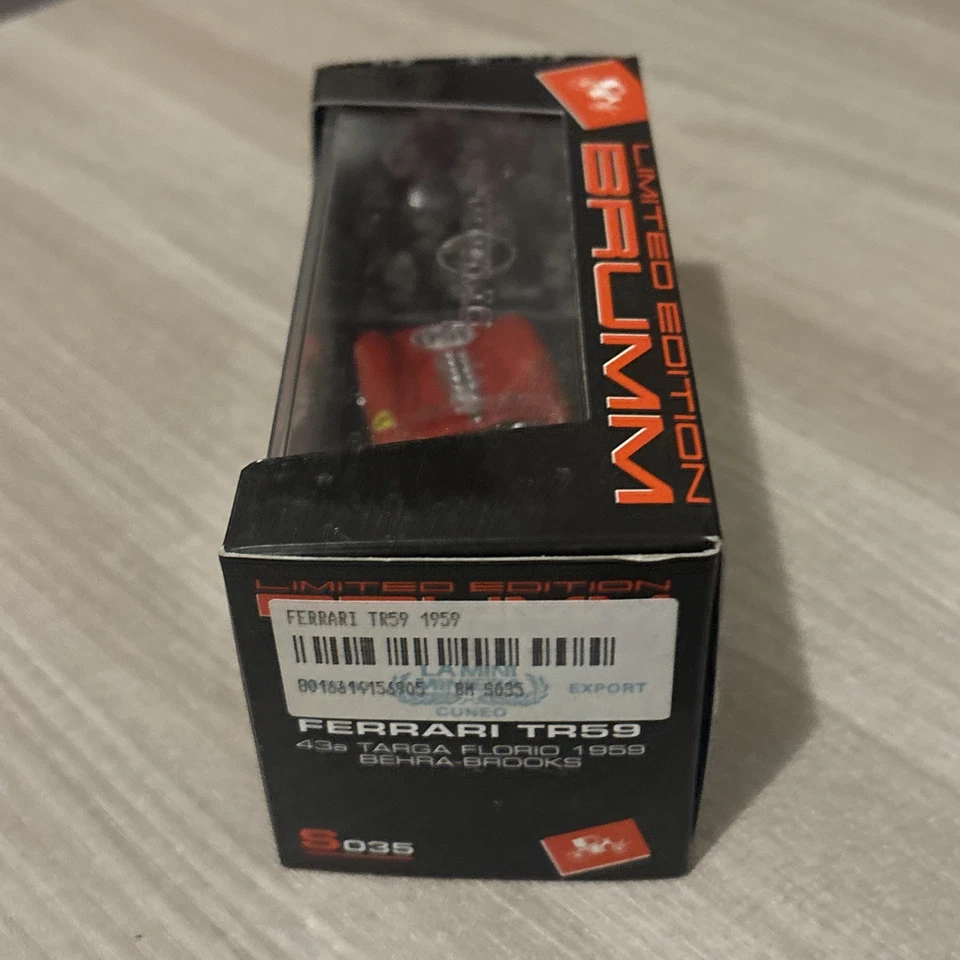 1:43 Brumm #S035 Behra/Brooks Ferrari 250 TR59 #150 Targa Florio 1967 - Immagine 2 di 4