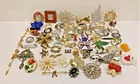 Lot of 75 Vintage to Modern Pins Brooches Variety of Style Sizes Costume Jewelry