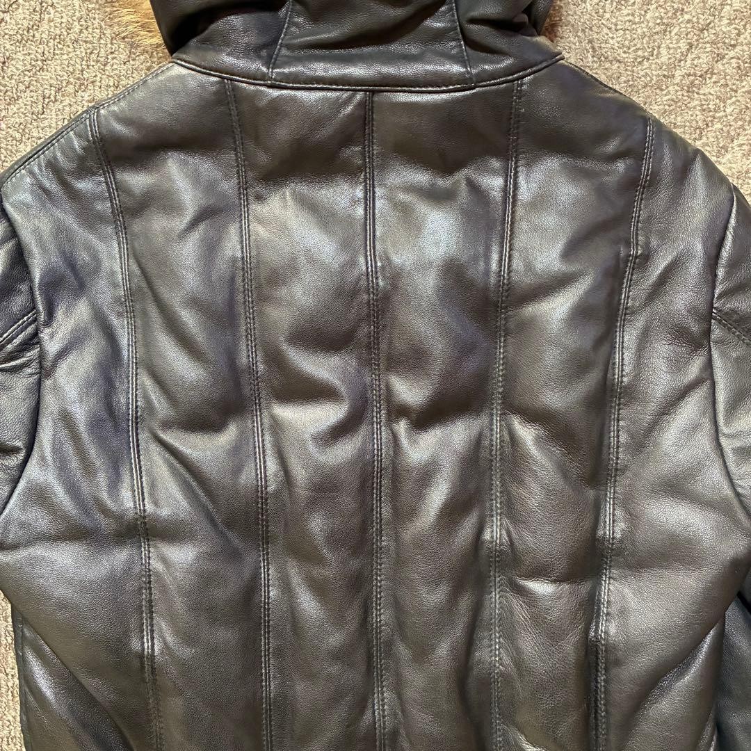 SHELLAC N-2B type feather down jacket sheepskin - image 8